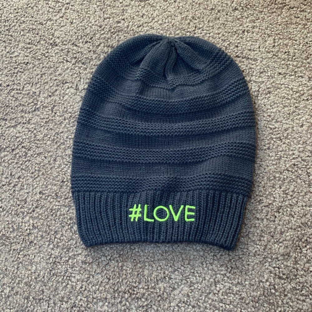 Recycled #LOVE beanie
